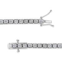 14K White Gold 2.0 Cttw Miracle Set Round-Cut Lab Grown Diamond Illusion 7