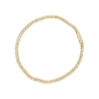 14K Yellow Gold 6.0 Cttw Classic 4 Prong Set Round Brilliant Cut Diamond Tennis Bracelet (K-L Color, VS2-SI1 Clarity) - 7.25