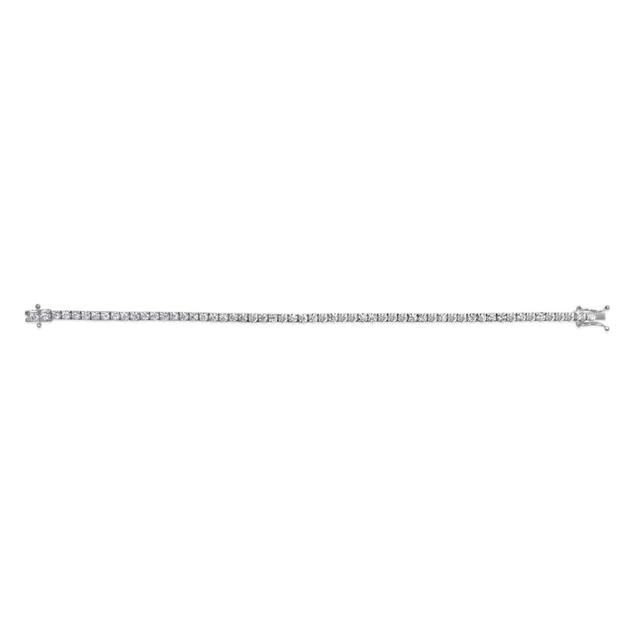 14K Gold 5.0 Cttw Lab Grown Diamond Tennis Bracelet (F-G Color, VS1-VS2 Clarity) - 7.25