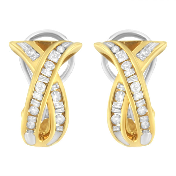 14K Yellow and White Gold 1/2 TDW 
