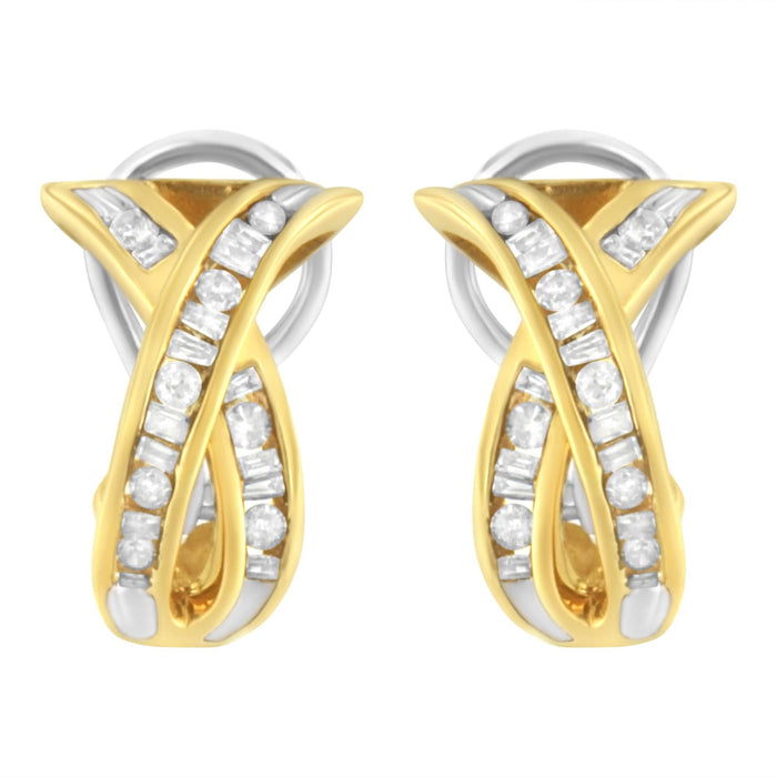 14K Yellow and White Gold 1/2 TDW 
