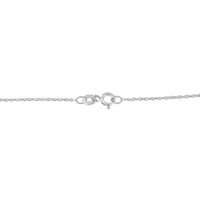 .925 Sterling Silver 1/4 cttw Diamond Infinity Pendant Necklace (I-J, I2-I3)-2