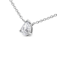 AGS Certified 14K White Gold 1/2 Cttw Diamond Pear 18