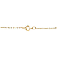 10K Yellow Flashed .925 Sterling Silver 1/4 Cttw Champagne Diamond Filigree Cross Pendant Necklace (K-L Color, I1-I2 Clarity) - 18