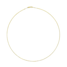 Unisex Solid 14K Gold 0.75mm Classic Box Chain Necklace-4