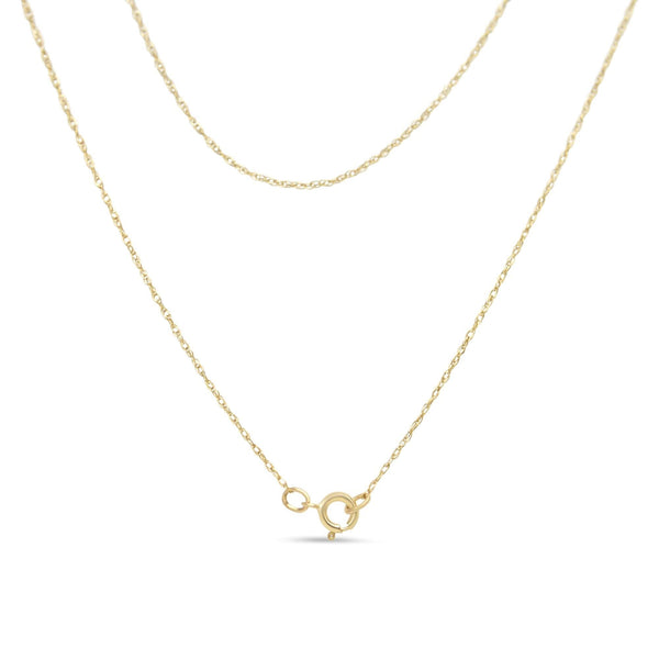 14K Yellow Gold Plated .925 Sterling Silver 1/4 Cttw Round and Baguette-Cut Diamond Composite Heart 18