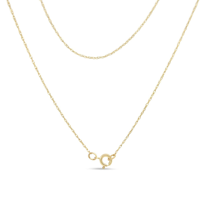 14K Yellow Gold Plated .925 Sterling Silver 1/4 Cttw Round and Baguette-Cut Diamond Composite Heart 18