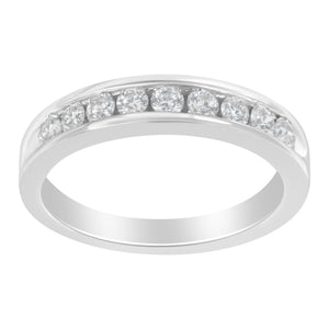 18K White Gold Round-Cut Diamond Ring (1/2 cttw, H-I Color, SI2-I1 Clarity)-1