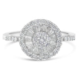 10KT White Gold Diamond Cocktail Ring (1 cttw, H-I Color, SI2-I1 Clarity)-0 thumbnail 1