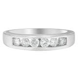 14K White Gold 3/4ct. TDW Diamond Channel Band Ring (H-I, I1-I2)-2 thumbnail 3