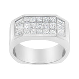14KT White Gold Diamond Ring (1 3/4 cttw, G-H Color, VS2-SI1 Clarity)-3 thumbnail 4