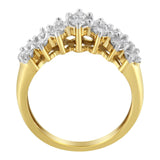10K Yellow Gold Round Diamond Ring (1 cttw, J-K Color, I1-I2 Clarity)-1 thumbnail 2