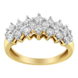 10K Yellow Gold Round Diamond Ring (1 cttw, J-K Color, I1-I2 Clarity)-3 thumbnail 4