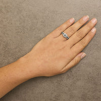 .925 Sterling Silver Treated Blue Miracle-Set Diamond Engagement Ring (1/2 Cttw, J-K Color, I1-I2 Clarity)