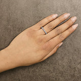 10K Rose Gold Plated Sterling Silver 1/3 Cttw Diamond Band Ring-2 thumbnail 3