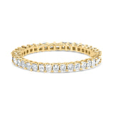 14K Gold 1.0 Cttw Princess Diamond Eternity Band Ring-0 thumbnail 1
