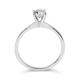 14K White Gold 1/2 Cttw Round Lab Grown Diamond 4 Prong Solitaire Engagement Ring (F-G Color, VS2-SI1 Clarity)-4 thumbnail 5