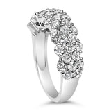 .925 Sterling Silver 2.0 cttw Lab Grown Diamond Scattered Band Ring (F-G Color, VS1-VS2 Clarity)-4 thumbnail 5