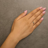 14K Yellow Gold Plated Sterling Silver 1/5 Ct Light Brown Diamond Bypass Solitaire Ring-2 thumbnail 3