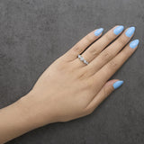 10K Yellow Gold Plated .925 Sterling Silver 1.0 Cttw Lab Grown Diamond Bezel Set Ring-2 thumbnail 3