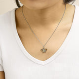 14K Yellow Gold Plated Sterling Silver Diamond Accent Bee Pendant Necklace-2 thumbnail 3