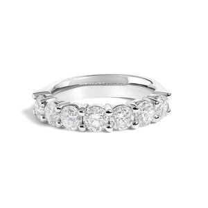 14K Gold 2. 0 Cttw Diamond 7 Stone Band Ring-1
