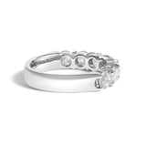 14K Gold 2. 0 Cttw Diamond 7 Stone Band Ring-3 thumbnail 4