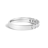 14K Gold 3/4 Cttw Diamond 7 Stone Band Ring-3 thumbnail 4