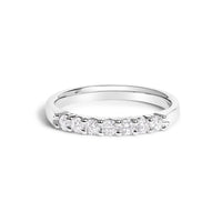 14K Gold 1/3 Cttw Diamond 7 Stone Band Ring