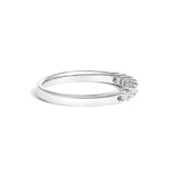 14K Gold 1/3 Cttw Diamond 7 Stone Band Ring-3 thumbnail 4