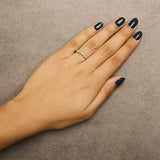 14K Gold 1/3 Cttw Diamond 7 Stone Band Ring-4 thumbnail 5