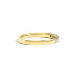 14K Gold 1/10 Cttw Diamond 7 Stone Band Ring-2 thumbnail 3