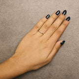 14K Gold 1/10 Cttw Diamond 7 Stone Band Ring-4 thumbnail 5