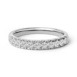 14K Gold 1/2 Cttw Round Diamond 11 Stone Classic Band-1 thumbnail 2