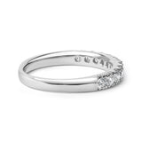 14K Gold 1/2 Cttw Round Diamond 11 Stone Classic Band-3 thumbnail 4
