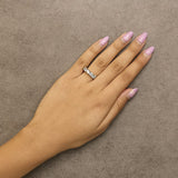 14K Gold 2.0 Cttw Round Diamond Five-Stone Band Ring-4 thumbnail 5