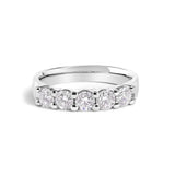 14K Gold 1.00 Cttw Diamond 5 Stone Band Ring-1 thumbnail 2