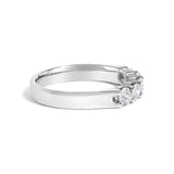 14K Gold 3/4 Cttw Diamond 5 Stone Band Ring-3 thumbnail 4