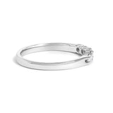 14K Gold 1/4 Cttw  Diamond 5 Stone Band Ring-3 thumbnail 4