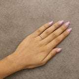 14K Gold 1/4 Cttw  Diamond 5 Stone Band Ring-4 thumbnail 5