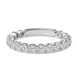 14K Gold 1.00 Cttw Round Diamond Prong Set Wedding Band-1 thumbnail 2