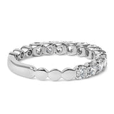14K Gold 1.00 Cttw Round Diamond Prong Set Wedding Band-3 thumbnail 4