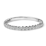 14K Gold 1/4 Cttw Round Diamond Prong Set Wedding Band-1 thumbnail 2
