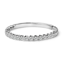 14K Gold 1/4 Cttw Round Diamond Prong Set Wedding Band
