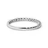 14K Gold 1/4 Cttw Round Diamond Prong Set Wedding Band-3 thumbnail 4