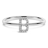 10K White Gold Diamond Accent Initial “A-Z” Ring-6 thumbnail 19