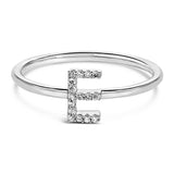 10K White Gold Diamond Accent Initial “A-Z” Ring-9 thumbnail 25