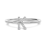10K White Gold Diamond Accent Initial “A-Z” Ring-15 thumbnail 17