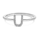 10K White Gold Diamond Accent Initial “A-Z” Ring-25 thumbnail 18