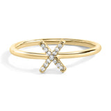 10K Yellow Gold Diamond Accent Initial “A-Z” Ring-2 thumbnail 8